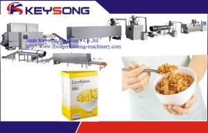 Wholesale Industrial Puffed Rice Cake Machine , High Capacity Corn Flakes Production Line from china suppliers