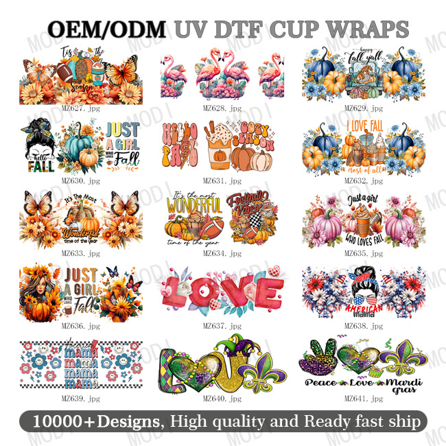 16oz Cold Cup Wrap Transfers For Valentine'S Day Perfect For Any Occasion And Project