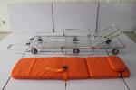 190 X 55 X 92CM Folding Ambulance Stretcher Trolley 40kg Height Adjustable