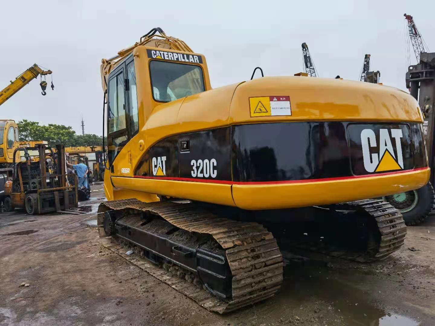 Japan 20 Ton Cat 320C Used Track Excavator Accessories
