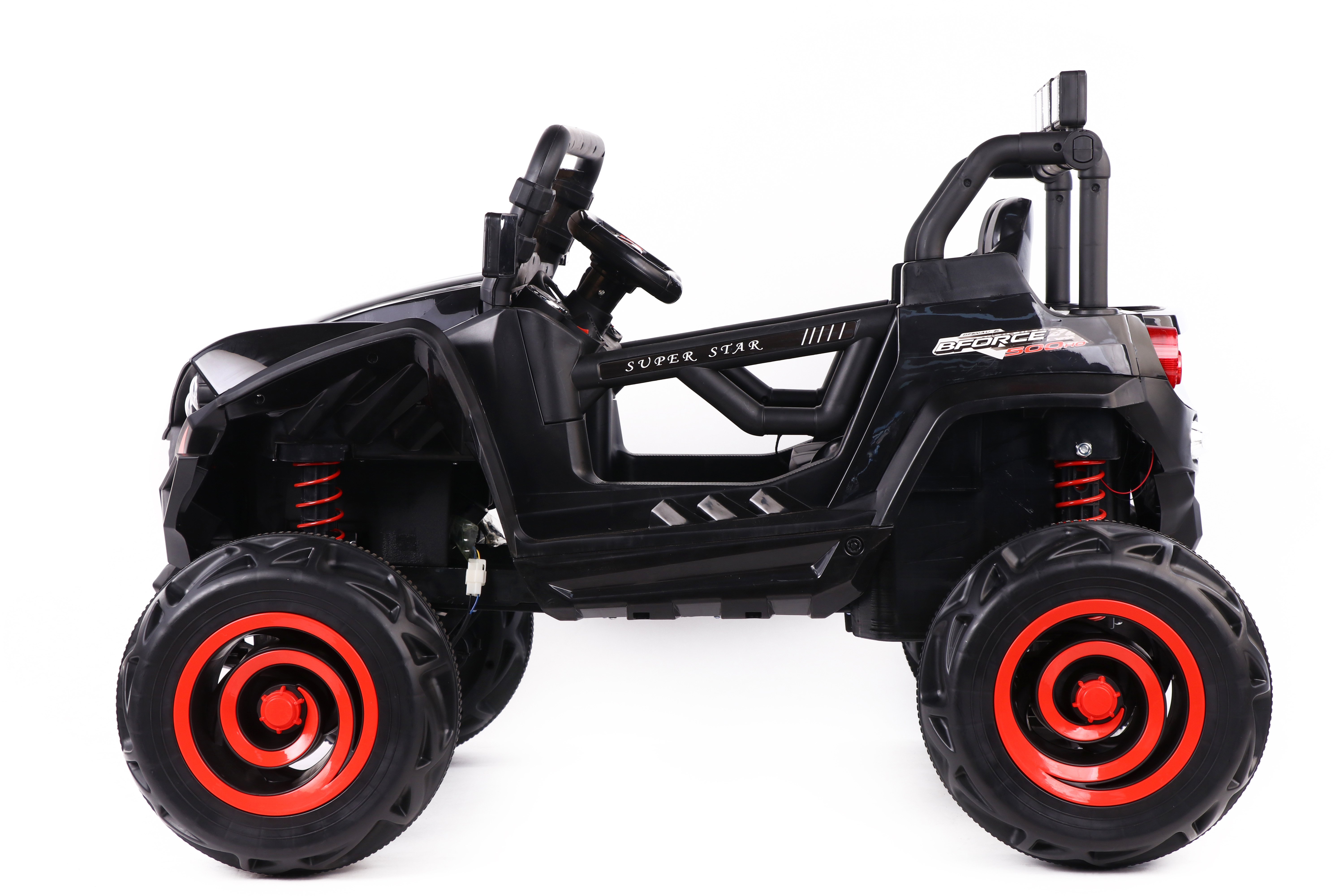 2022 Remote Control Off Road Electric Monster Trucks for Kids LED Lights Ride On Cars