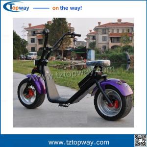 Wholesale city coco electric motorcycle 60v1000w hot sale harley scooter driving speed 40km/h from china suppliers