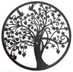 Metal Wall Art Tree Decorations For Living Room Kitchen Bedroom