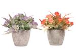 Silk PE Artificial Potted Floor Plants Flowers 8*15cm 10*15cm