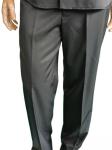 Black Ceremonial Military Uniform Set (Long Sleeve and Straight-Leg Trousers) -