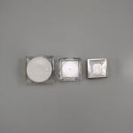 Skin Care Cream Plastic Cap 15g 30g 50g Square Acrylic Eye Cream Jar with