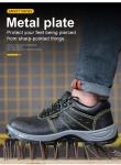 Genuine Leather Industrial Safety Shoes Mens Summer Shoes With Holes