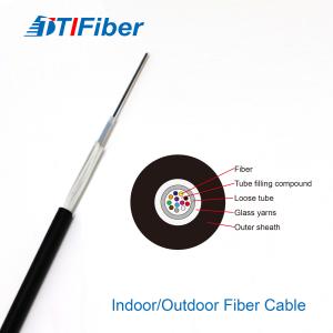 Wholesale Indoor Outdoor 2 - 24 Core Nonmetallic SM Fiber Optic Cable Anti Rodent from china suppliers