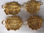 Customized Gold Plated Metal Badge Metal Police Badge/Bodyguard Badge