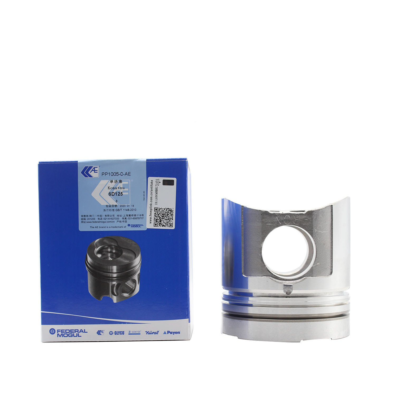 Diesel Engine 6150312112 Federal-Mogul 6D125 Piston WITH PIN Kit For Komatsu Excavator Repair Kit