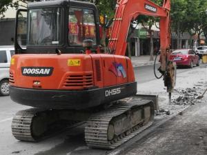 Wholesale Original Doosan Mini Excavator , DH55-7 Second Hand Mini Diggers CE Approval from china suppliers