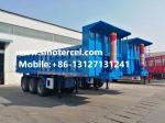 3 Axles 30-50CBM Front Lifting Semi Tipper Trailer For Sale