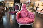 1000*850*1180 Antique Hotel Furniture Round Back Wedding Throne Chair Silver