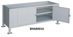 Wholesale Adjustable Height Industrial Work Benches With Cabinets And Drawers Lockable Door from china suppliers