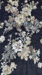 Beaded Embroidery Fabric Shining Sequin Floral Lace Fabric Party Fabric