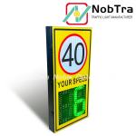 Suggestion install height 2.5-4 Meters -40°C To 60°C Digital Speed Limit Signs