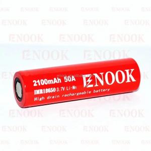 China 3.7V Lithium Ion Battery Cell Mechanical Mod 18650 Battery 2100mAh 50A on sale