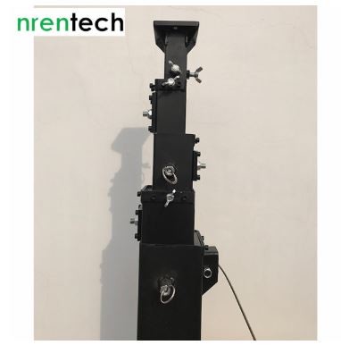 6m galvanized manual crank telescopic mast-NR-G1750-6000 Steel Telescopic Mast, Crank Mast, Manual Mast