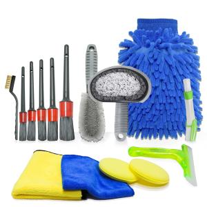 Wholesale 15 Pieces Car Detailing Brush Kit Microfibre Tire Brush Used from china suppliers