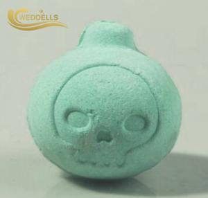 Wholesale Skull Shaped Custom Bath Bombs / Natural Ingredients Bath Bombs FDA Approval from china suppliers