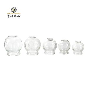 Wholesale 5pcs Glass Fire Cupping Set Hijama Vacuum Suction Massage With Box from china suppliers