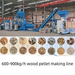 Wholesale 500 - 1000kg / H Multi-Purpose Sawdust Wood Pellets Machine Biomass / Wood Pellet Production Line from china suppliers