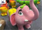 Shopping Mall Lovely Fiberglass Cartoon Animals Shape Seat Kiddie Chair Statues