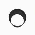 Wood Stove Black Single Wall 152mm Chimney Flue Adaptor