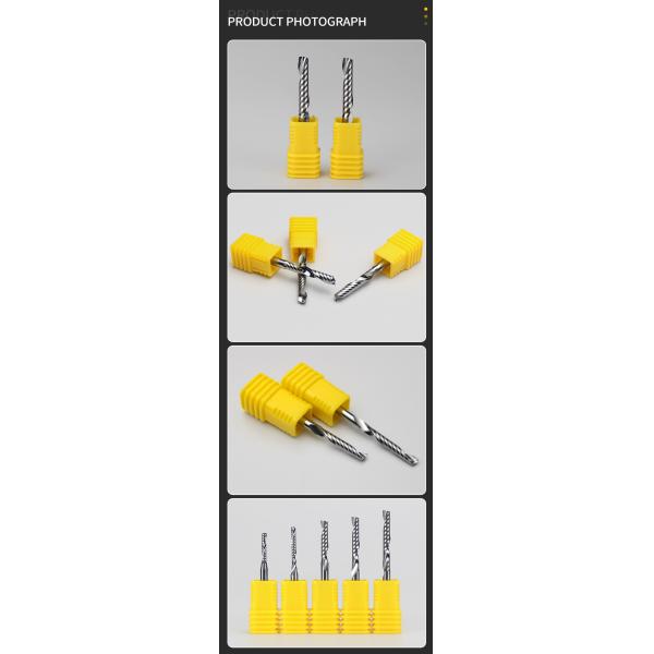 Solid Carbide Pvc Cutting Bit Acrylic Cutting High Performance End Mill