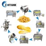 Industrial Frozen French Fries Making Machine , Banana Plantain Chips Making