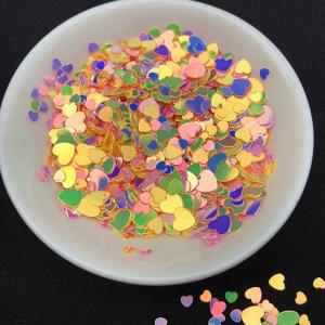 Wholesale PVC Custom Heart Shape Nail Glitter Sequins Transparent Glitter for Other Holiday Supplies from china suppliers