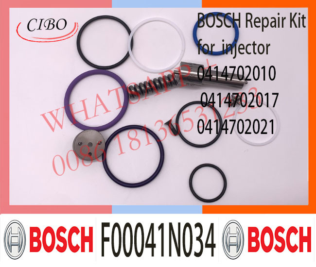 F00041N034 DIESEL VOL INJECTOR PARTS REPAIR KIT 0414702010 0414702017 0414702021 FOR VOL6050251 20440409