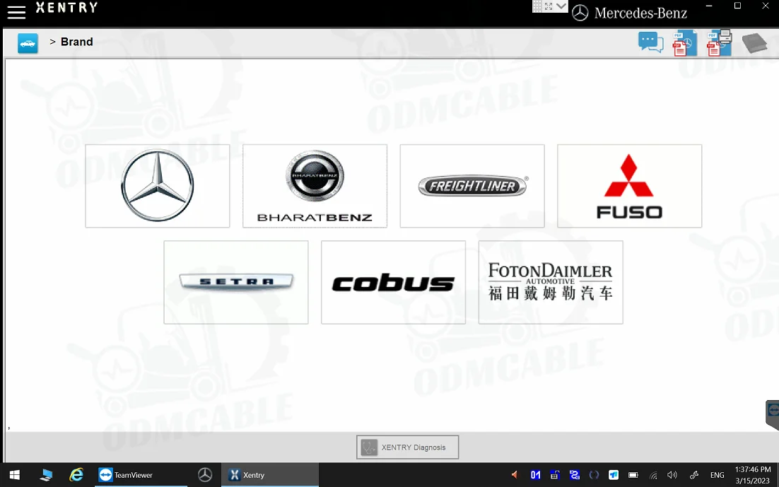 CF53 laptop PC Super Mb Pro M6+ Wireless Star Diagnosis Tool with Multiplexer + Lan + OBD2 16pin Main Test with SSD
