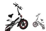 Collapsible Electric Powered Bicycles , City E Cycle Lightweight Foldable Bike