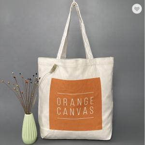 Wholesale 12oz 10oz Women's Cotton Fabric Bag Large Promotion Canvas Shoulder Bag For Wine from china suppliers
