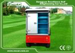 Environmental Electric Ambulance Car Red Golf Cart Ambulance For Hospital