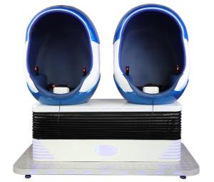 Wholesale Hot Selling 42 Inch VR Cinema Equipment Coin Operated 9D VR Double Egg Chair Game Machine from china suppliers