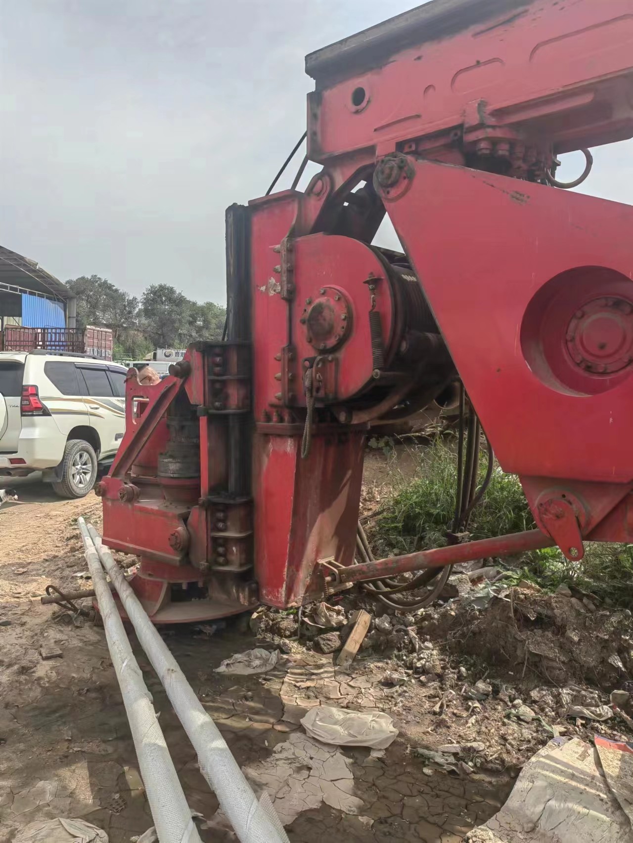 SANY SR200 Crawler Type Rotary Drilling Pilling Rig | Max. Rotary Drilling Depth 50 Meters