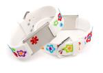 Children Cartoon Silicone Medical ID Bracelets Adjustable Medical ID Bangle