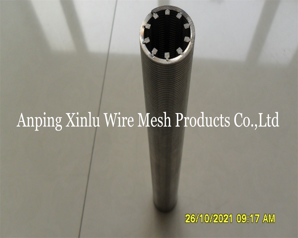 Stainless Steel304 Johnson Vee Wire Screen Pipe 1-20 Inch Wedge-Shape for Petroleum Industry
