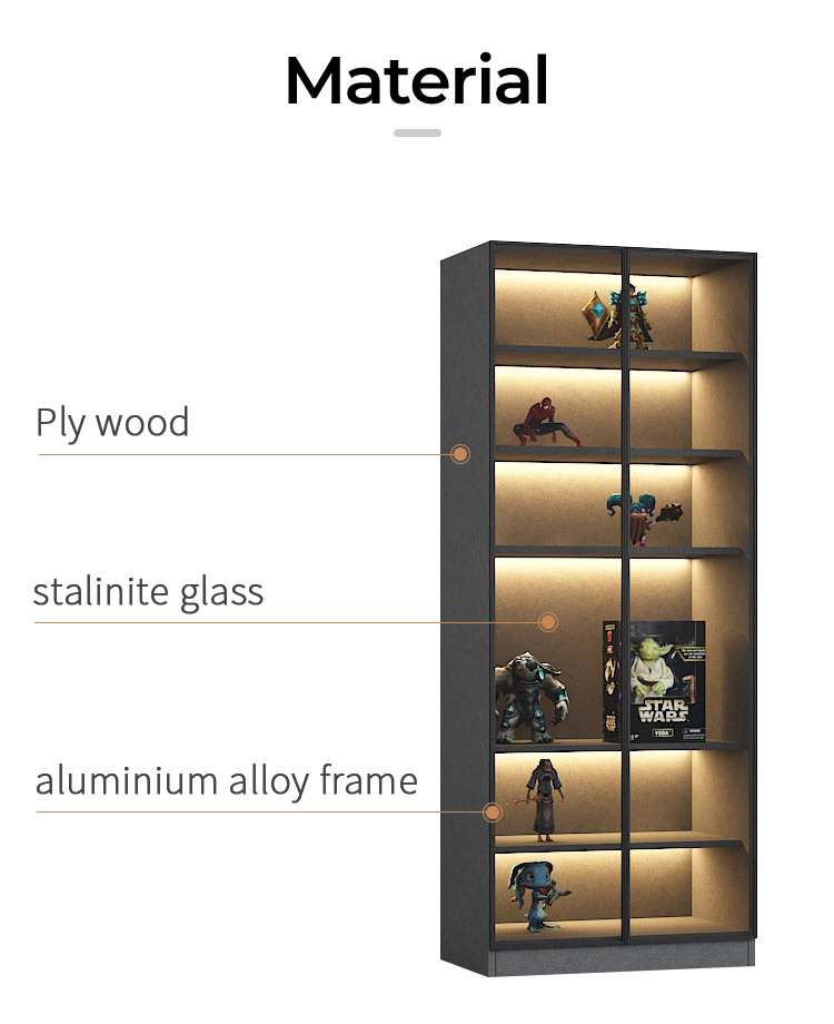 Modern Light Living Room Furniture Wine Cabinet Display Stainless Steel