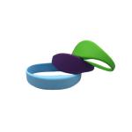 Embossed Silicone Gym Health RFID Wrist Band Contactless For Men