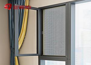 Wholesale Stainless Steel Insect Protection Window Screen Detachable Design In Black Color from china suppliers