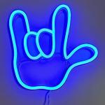 Halloween Decor Neon Lights LED Neon Signs I Love You Gesture