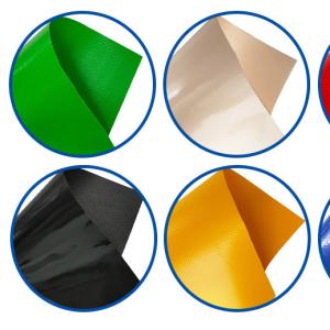 Wholesale 100% Polyester PVC Tent Fabric Vinyl Coated Fabric Roll Heavy Duty PVC Tarpaulin Waterproof from china suppliers