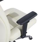350 Mm Leather Office Swivel Chairs Genuine Leather Executive Chair PU Padding