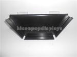 Custom Clothing Retail Store Fixtures Hanging Acrylic Shoe Display Stand Black