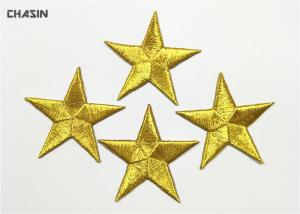 Wholesale Mini Garment Embroidery Patches Gold Stars Iron On Children'S Clothing from china suppliers