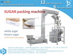 Wholesale SUGAR packing machine small sachet 3 side seal bag BSTV-160A from china suppliers