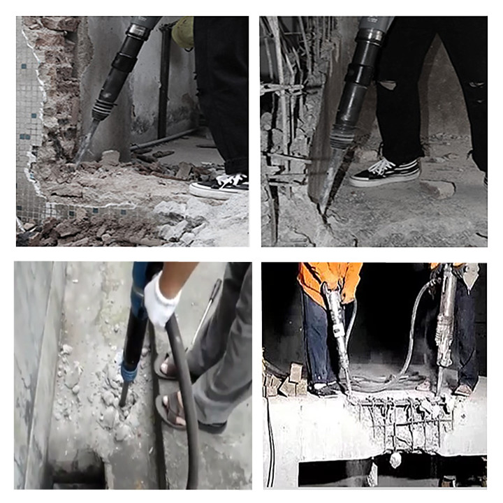 Road Construction G15 Air Pick Hammer Concrete Breaker Portable Jack Hammer Pneumatic Rock Drill